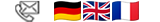 German & English & French